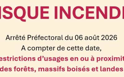 Interdiction de circulation, stationnement et présence dans les espaces exposés au risque incendie