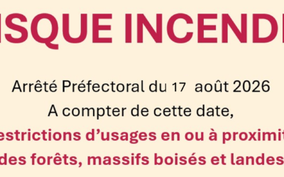 Interdiction de circulation, stationnement et présence dans les espaces exposés au risque incendie