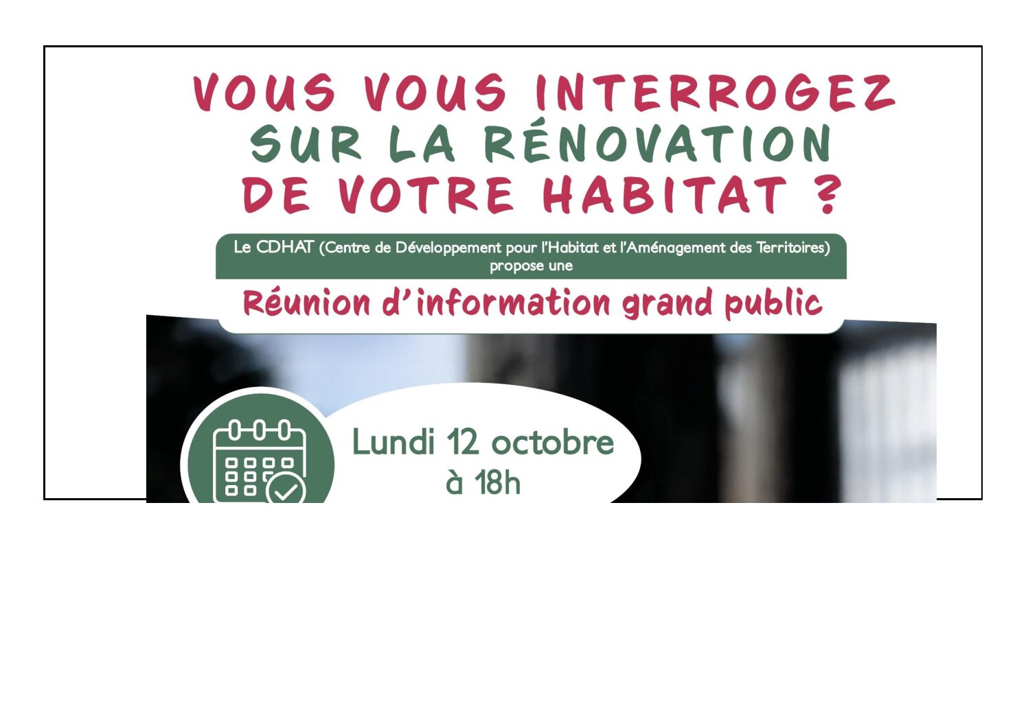 Rénovation habitat
